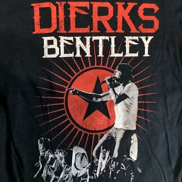 Small Dierks Bentley Locked and Reloaded 2013 Tour Band Tee - Picture 5 of 5